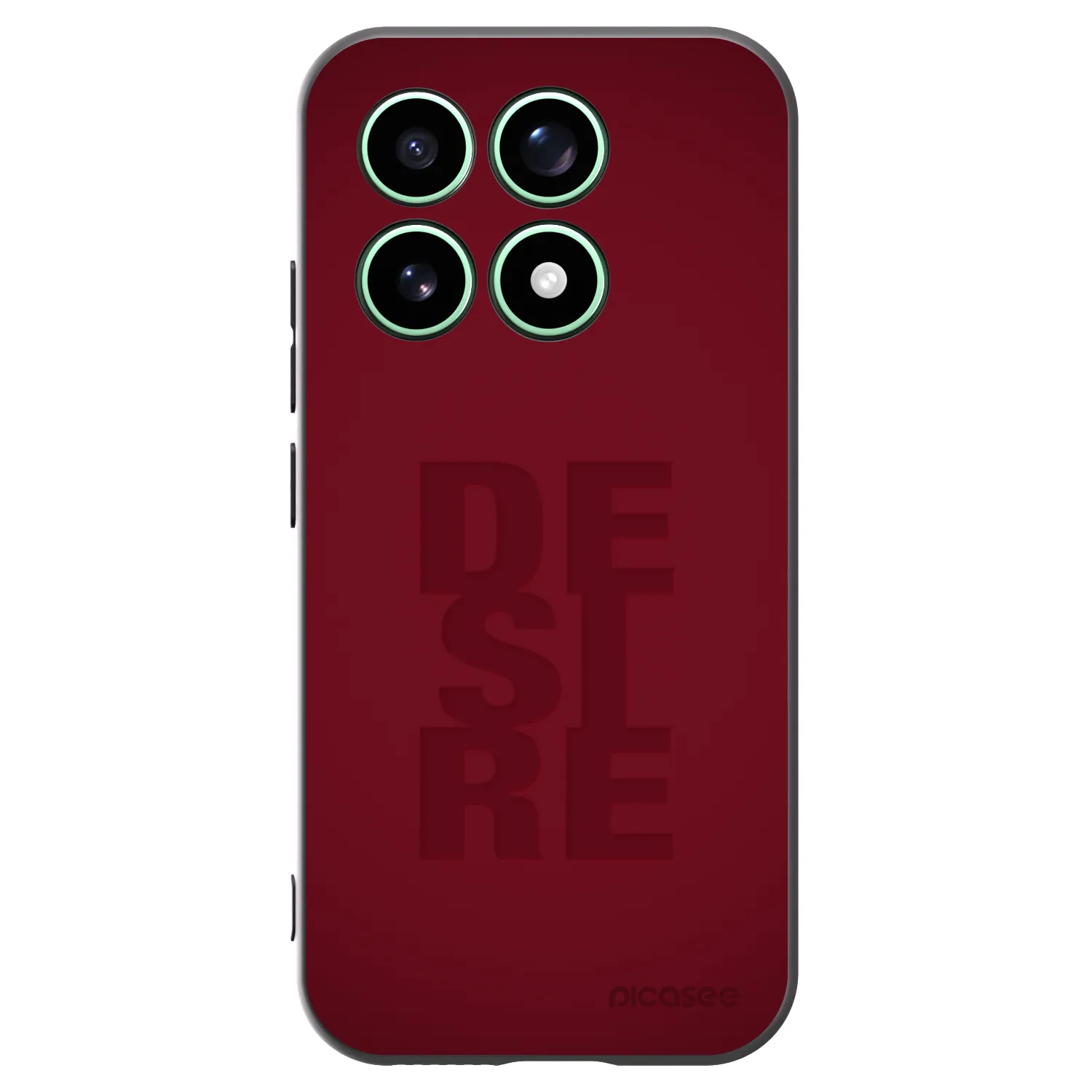 Picasee silikonowe czarne etui na Xiaomi 17 - Desire