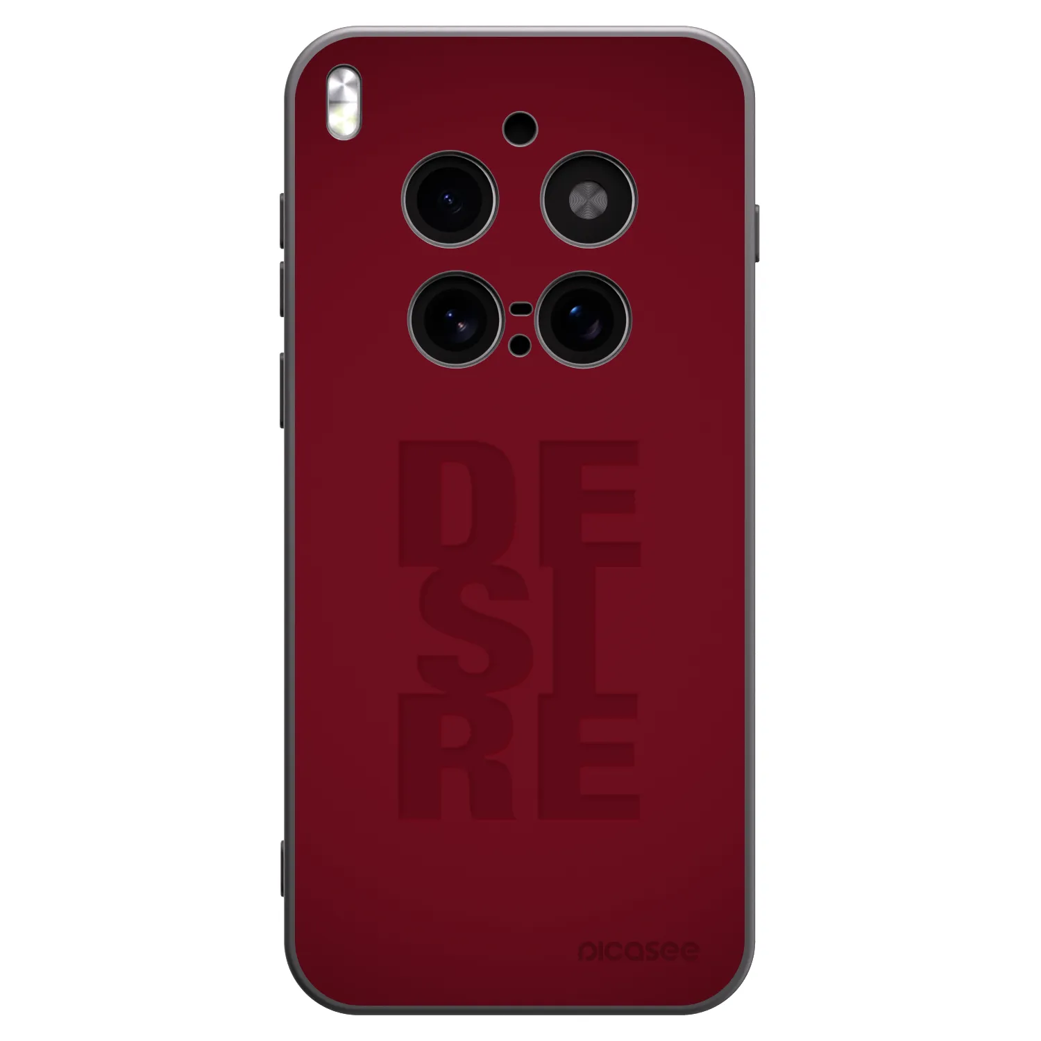 Picasee silikonowe czarne etui na Vivo X300 Pro - Desire