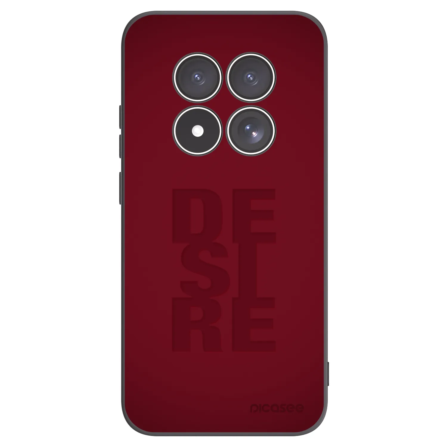 Picasee silikonowe czarne etui na Xiaomi Redmi Note 15 Pro 5G - Desire