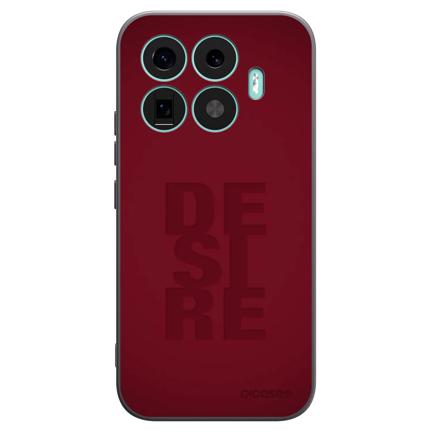Picasee silikonowe czarne etui na Xiaomi 17T - Desire