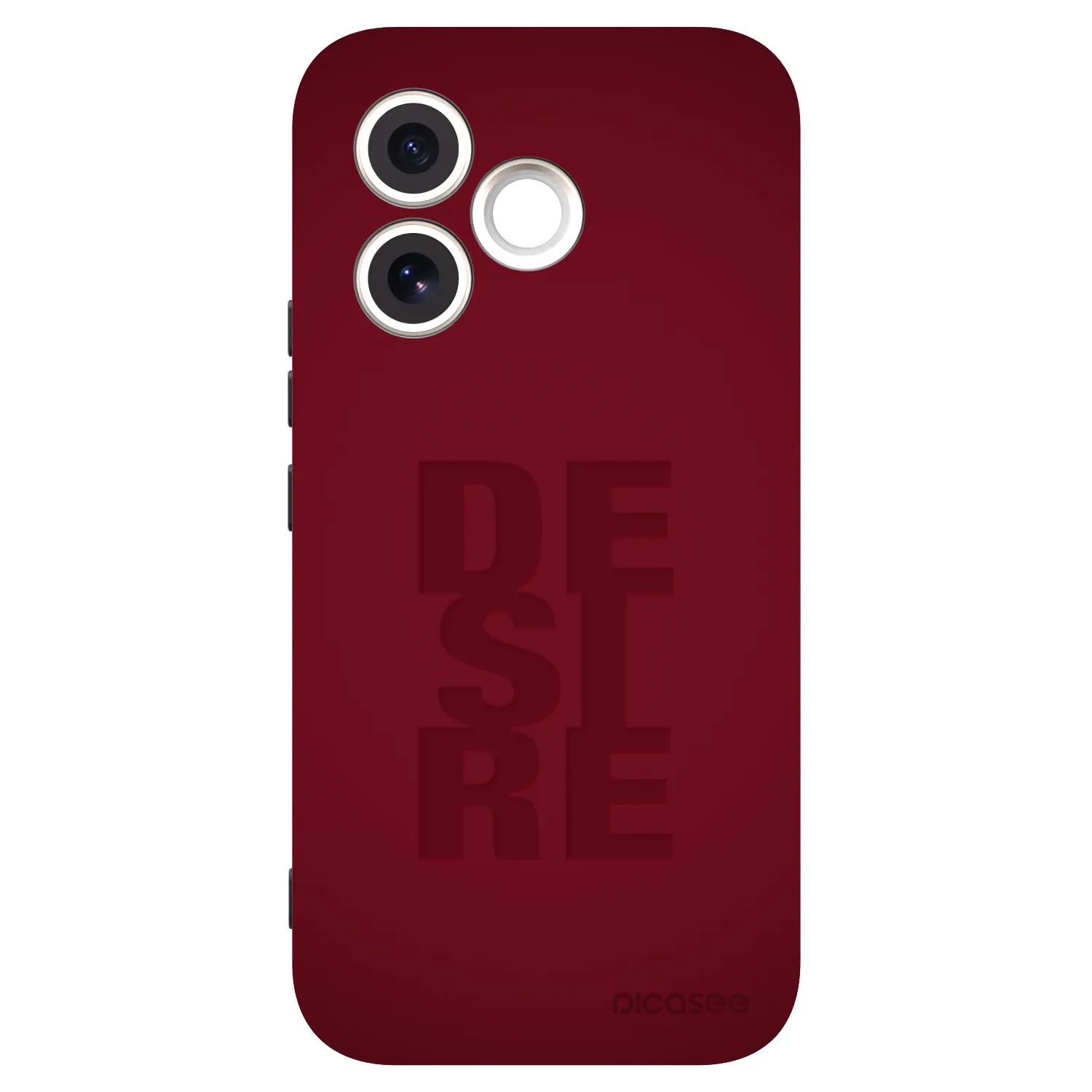 Picasee silikonowe czarne etui na Honor 600 Lite - Desire