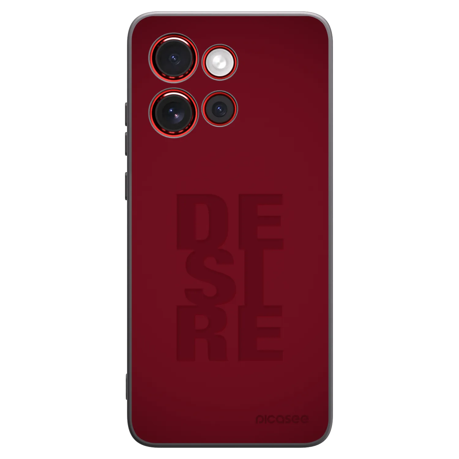 Picasee silikonowe czarne etui na Motorola Edge 60 Neo 5G - Desire