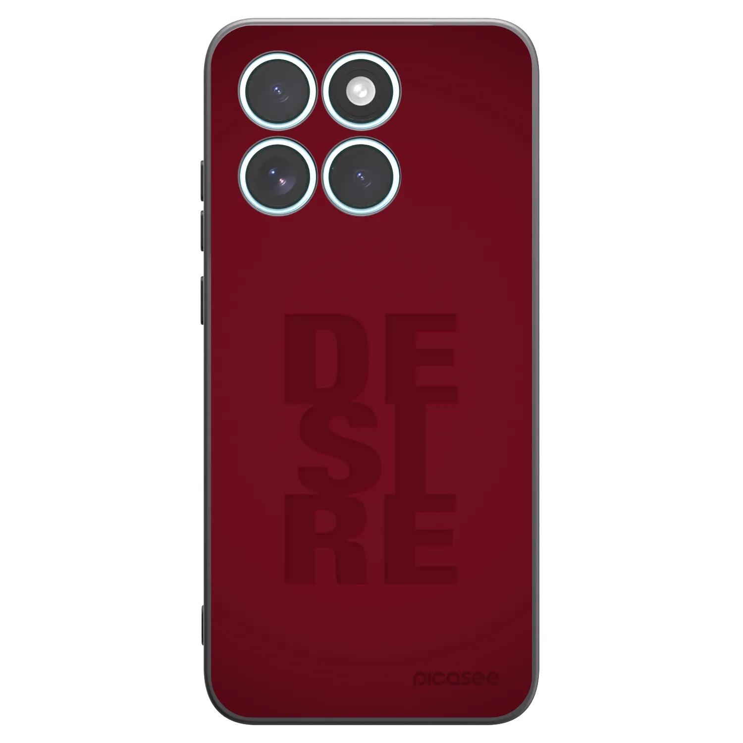 Picasee silikonowe czarne etui na Motorola Edge 70 Fusion - Desire
