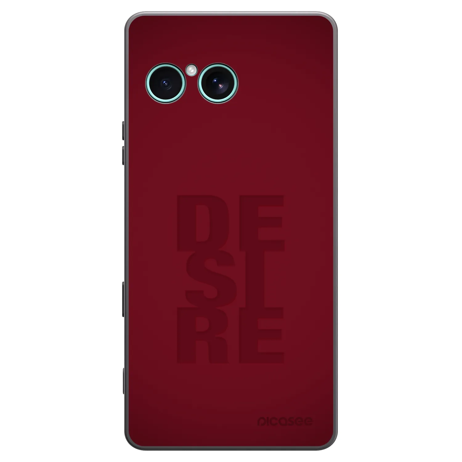 Picasee silikonowe czarne etui na Sony Xperia 10 VII - Desire