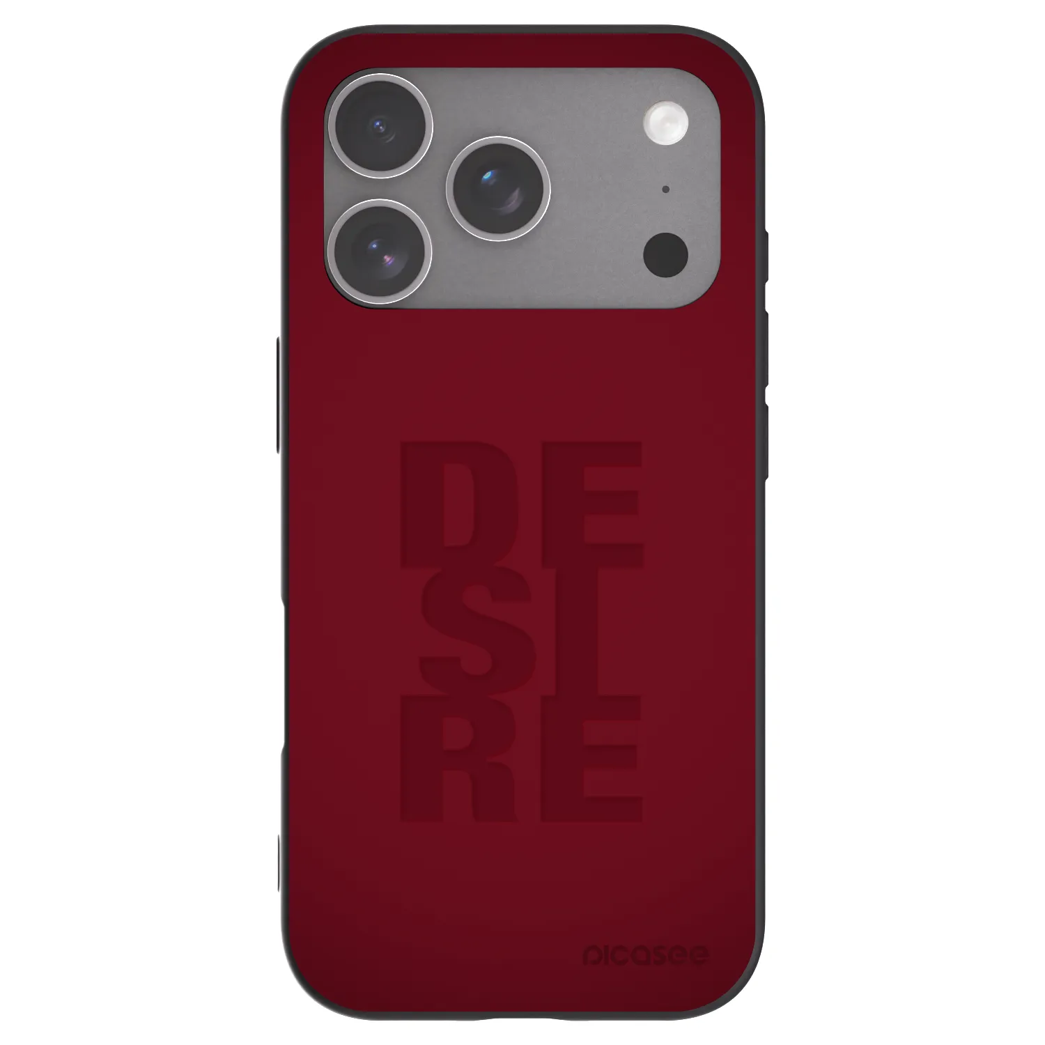 Picasee silikonowe czarne etui na Apple iPhone 18 Pro - Desire