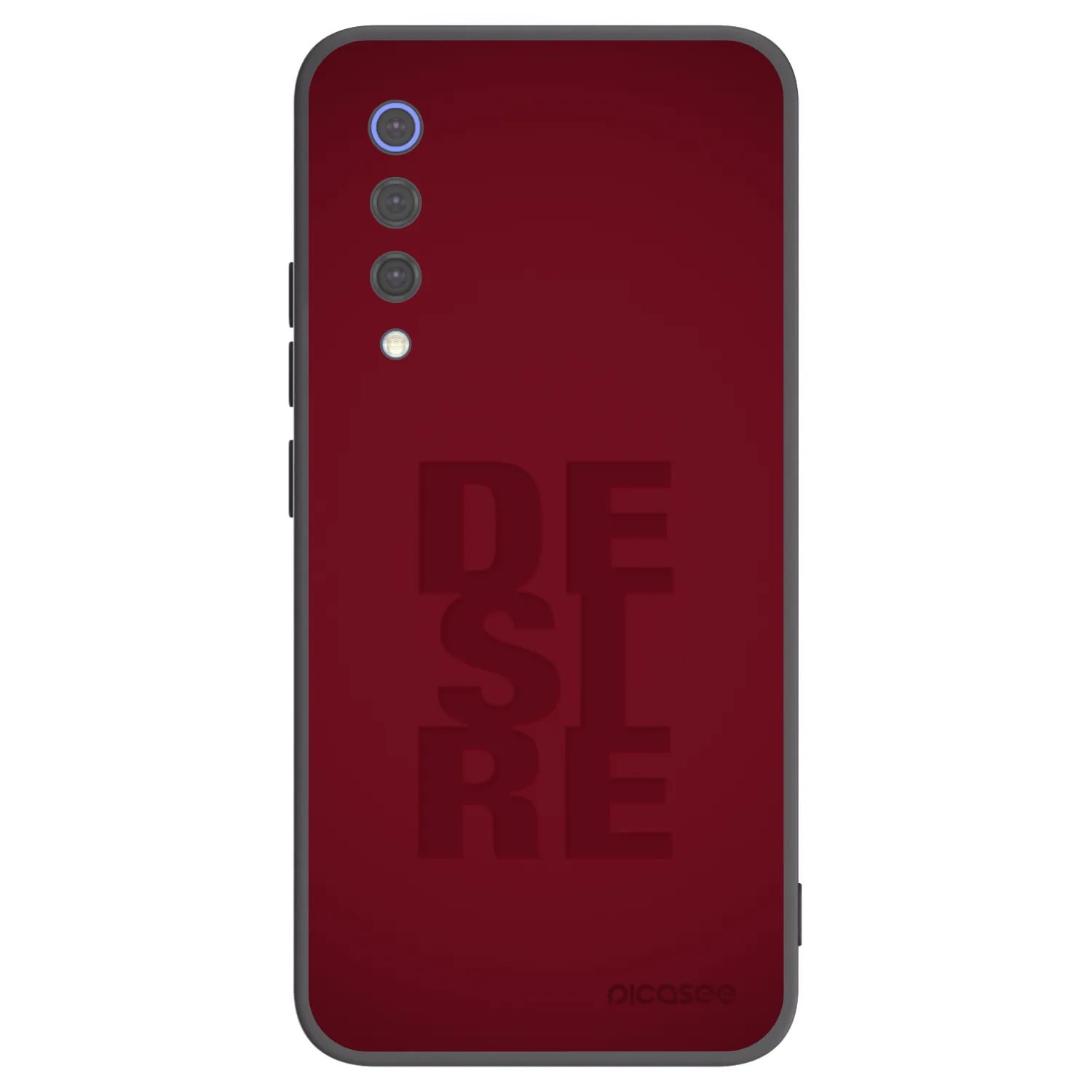 Picasee silikonowe czarne etui na Xiaomi Mi 9 SE - Desire