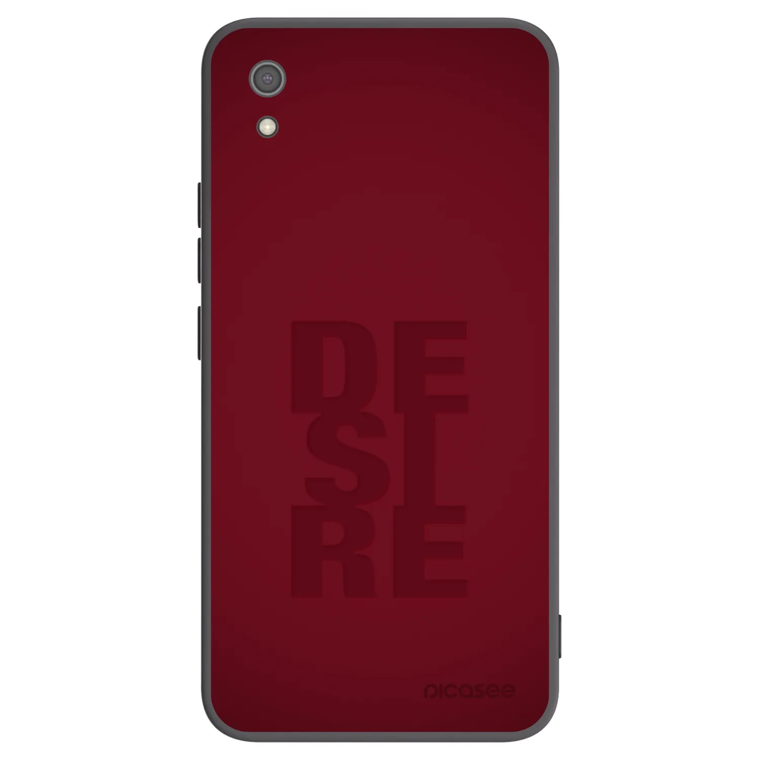 Picasee silikonowe czarne etui na Xiaomi Redmi 7A - Desire