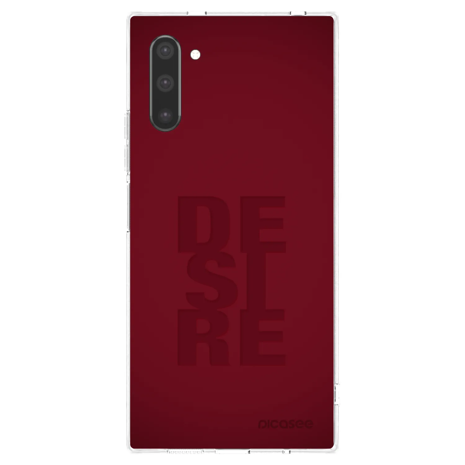 Picasee silikonowe przeźroczyste etui na Samsung Galaxy Note 10 N970F - Desire