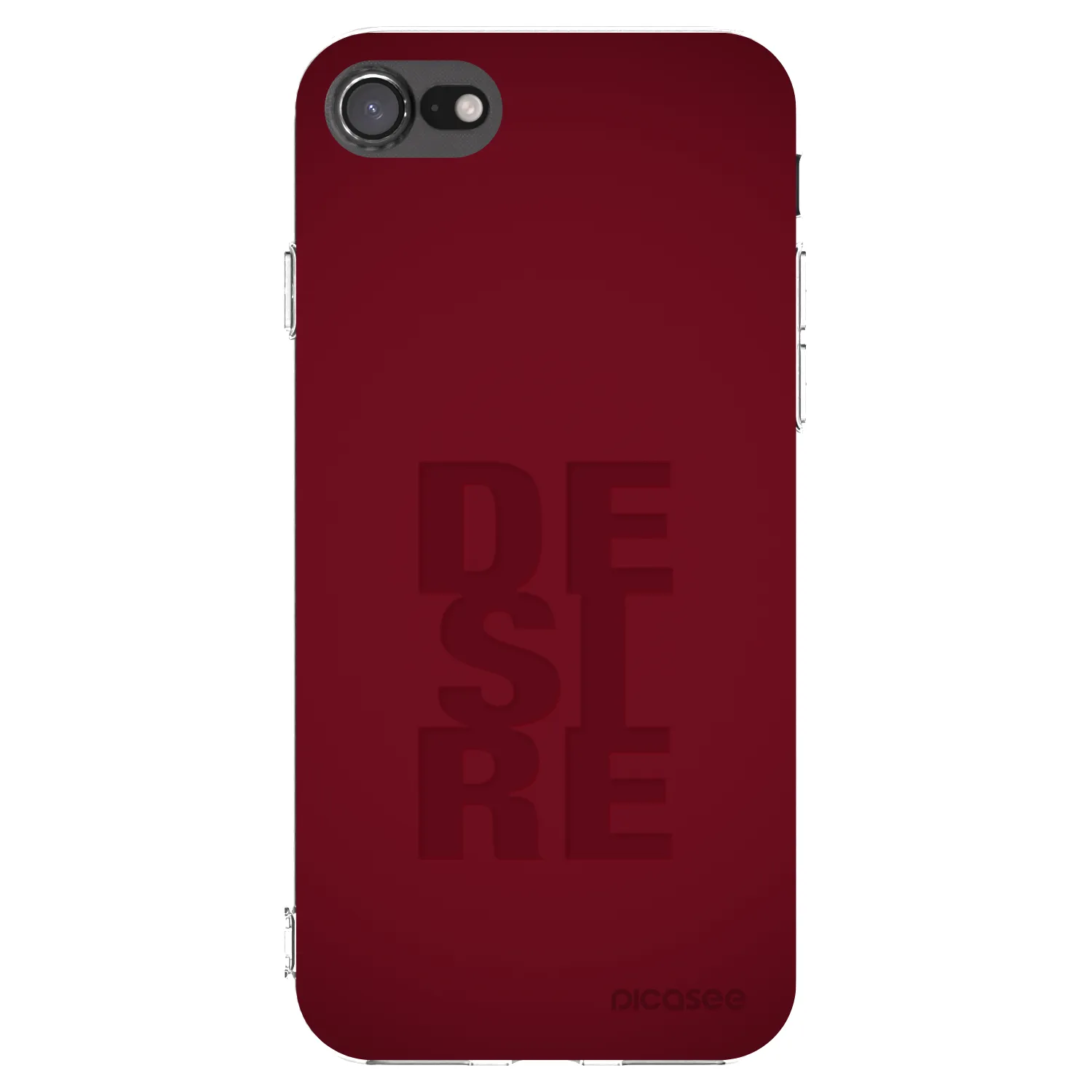 Picasee silikonowe przeźroczyste etui na Apple iPhone 8 - Desire