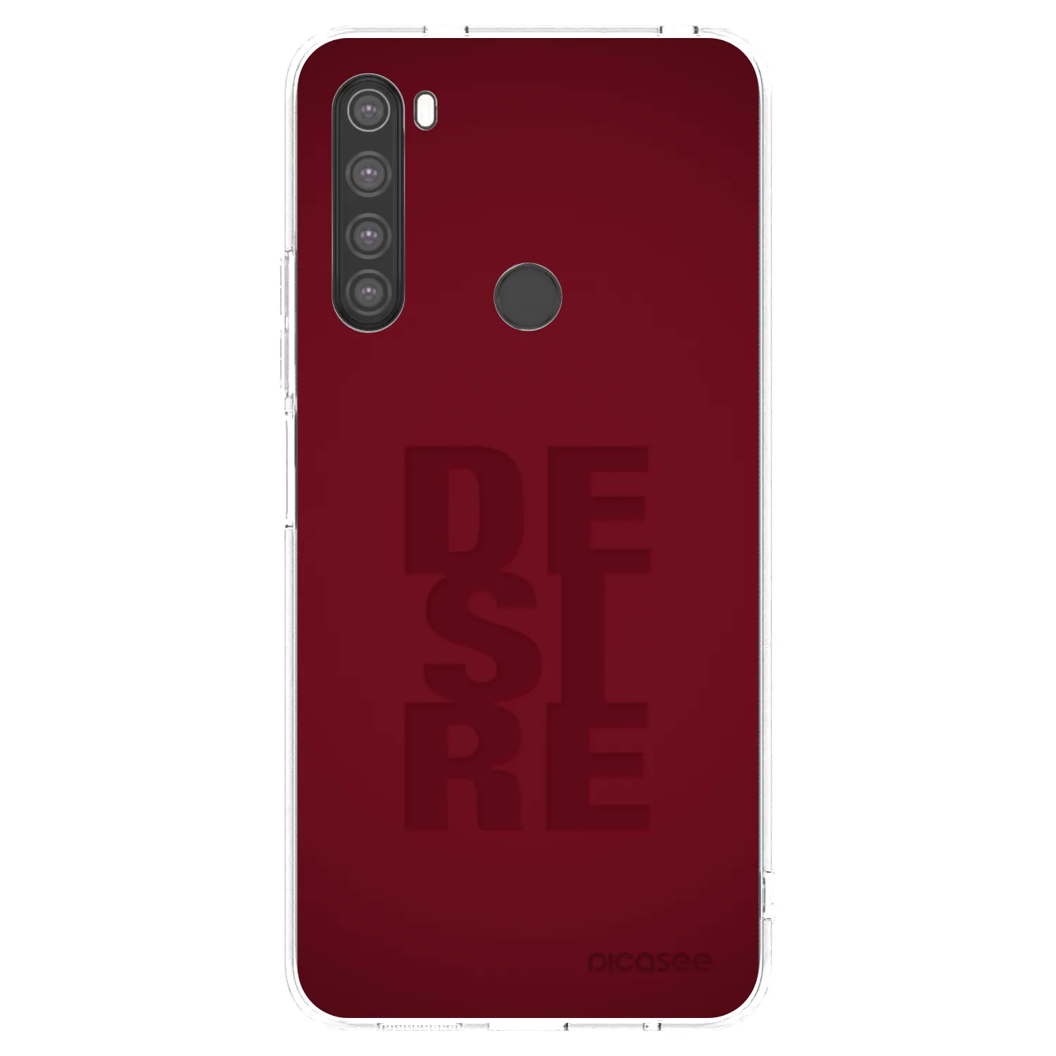 Picasee silikonowe przeźroczyste etui na Xiaomi Redmi Note 8 - Desire