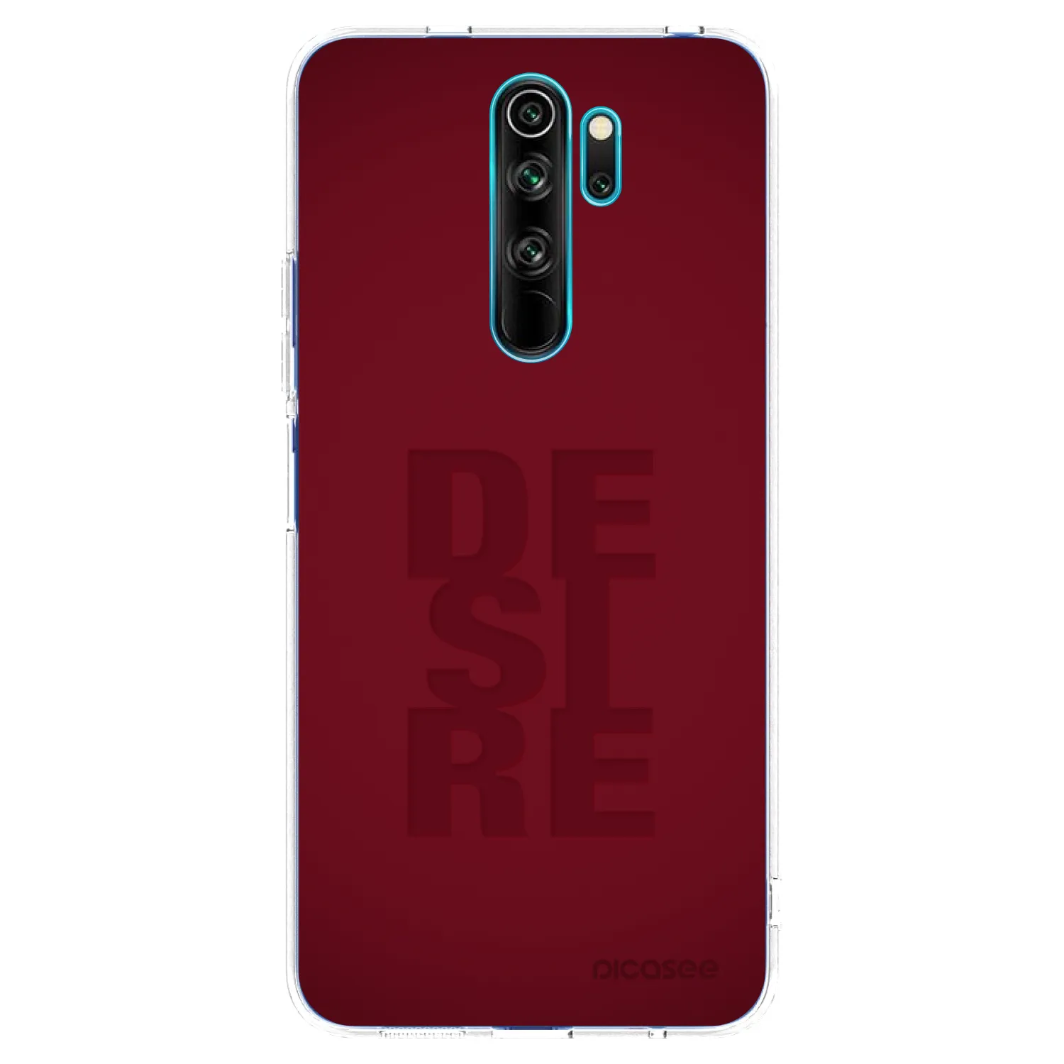 Picasee silikonowe przeźroczyste etui na Xiaomi Redmi Note 8 Pro - Desire