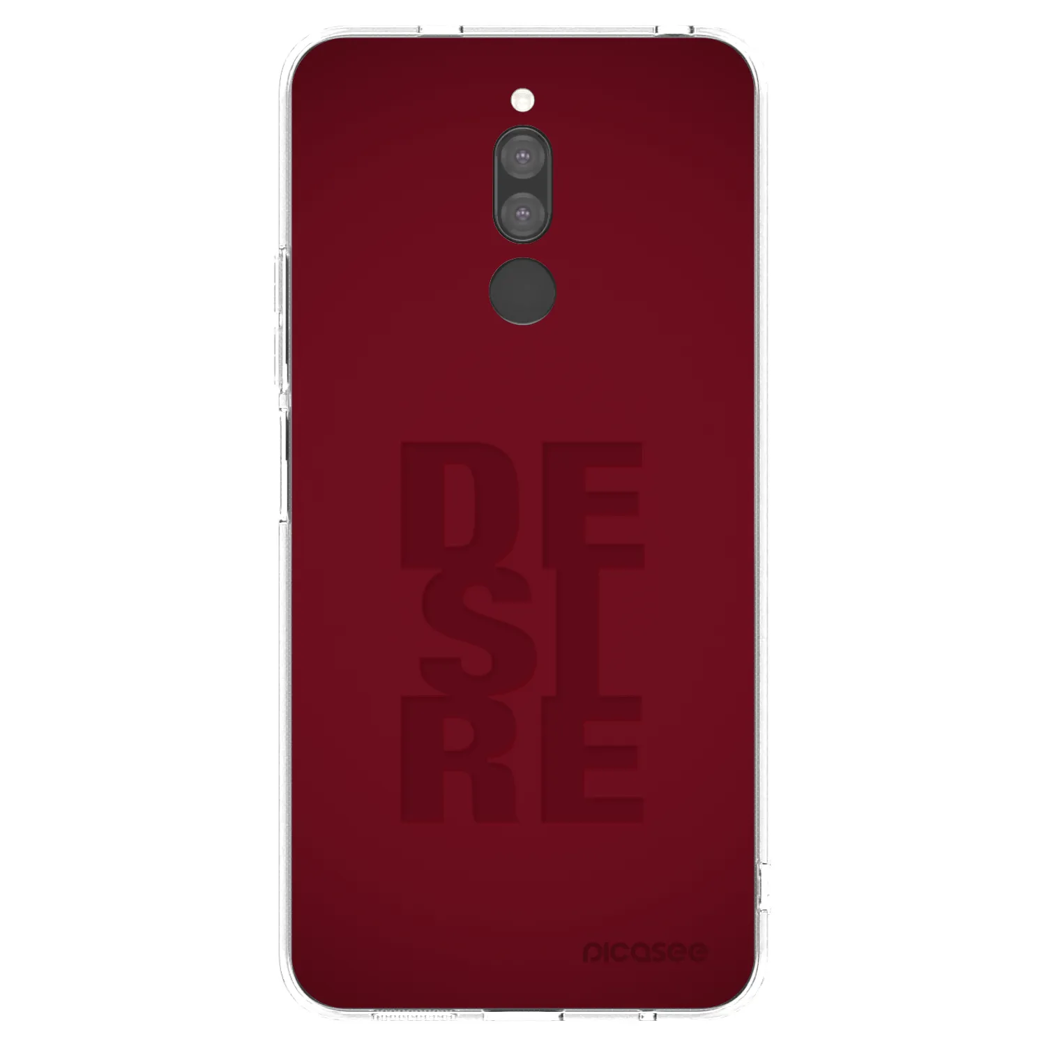 Picasee silikonowe przeźroczyste etui na Xiaomi Redmi 8 - Desire