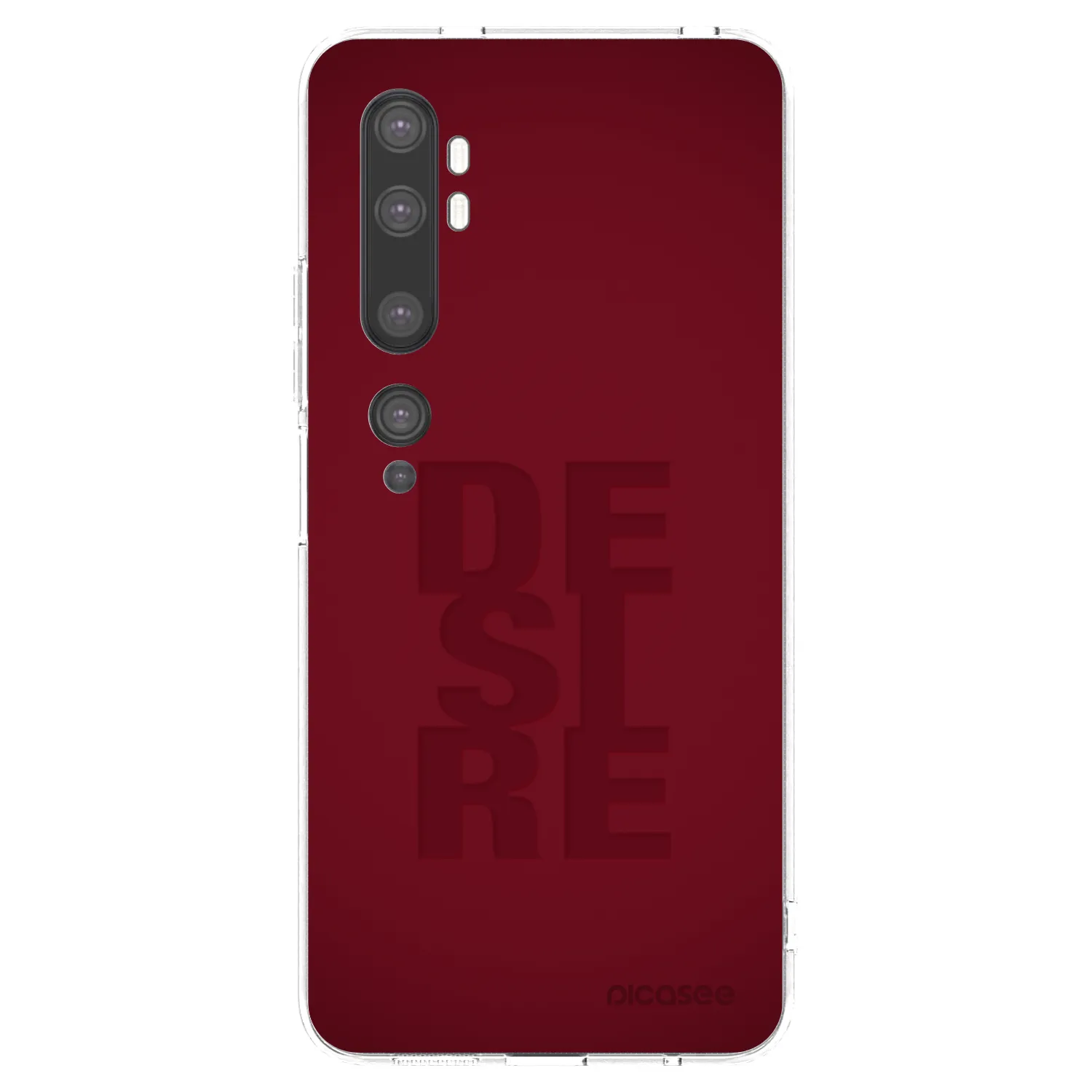 Picasee silikonowe przeźroczyste etui na Xiaomi Mi Note 10 (Pro) - Desire