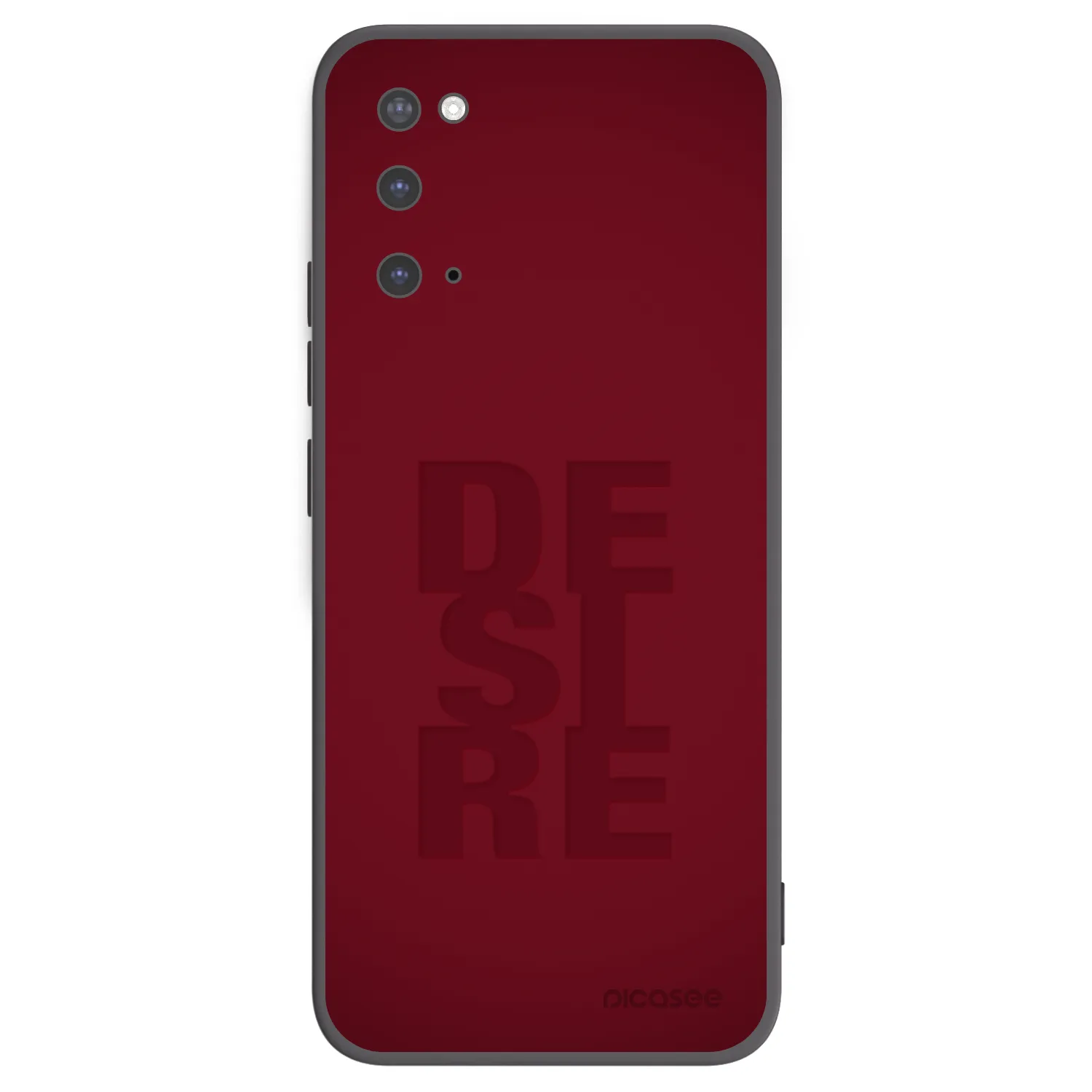 Picasee silikonowe czarne etui na Samsung Galaxy S20 G980F - Desire