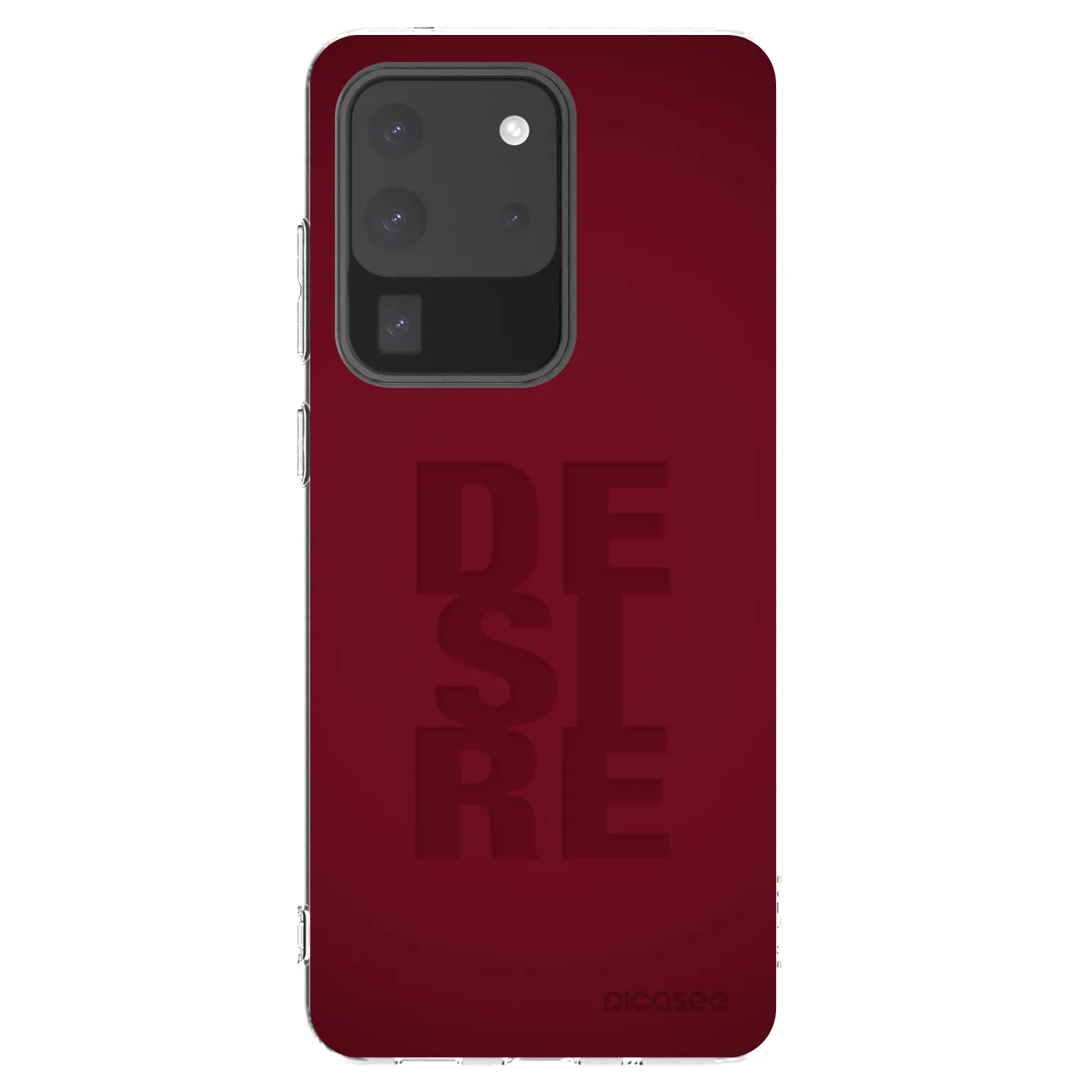 Picasee silikonowe przeźroczyste etui na Samsung Galaxy S20 Ultra 5G G988F - Desire