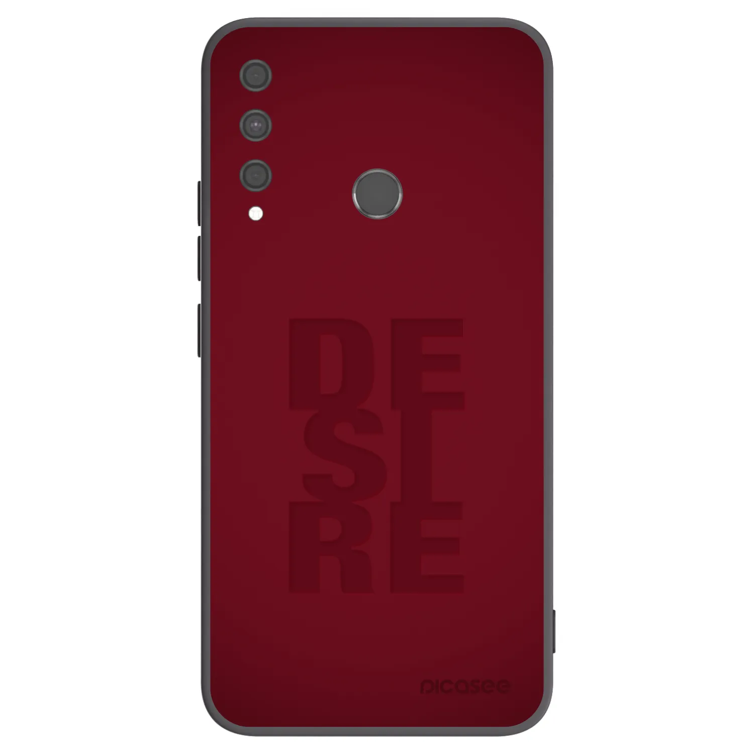Picasee silikonowe czarne etui na Huawei P40 Lite E - Desire