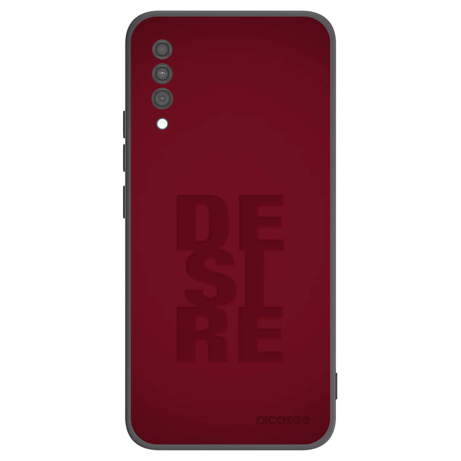 Picasee silikonowe czarne etui na Samsung Galaxy A30s A307F - Desire
