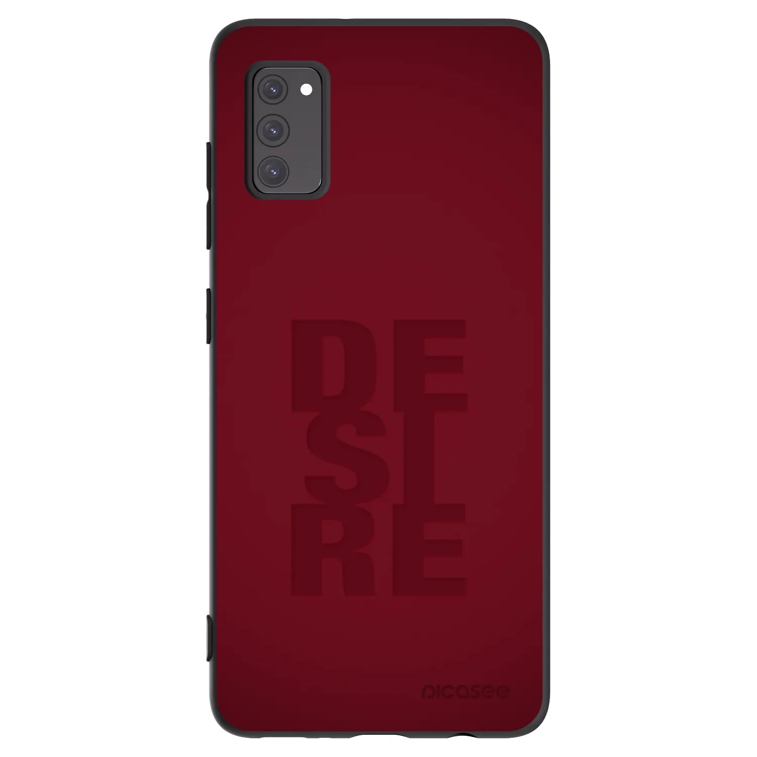 Picasee silikonowe czarne etui na Samsung Galaxy A41 A415F - Desire