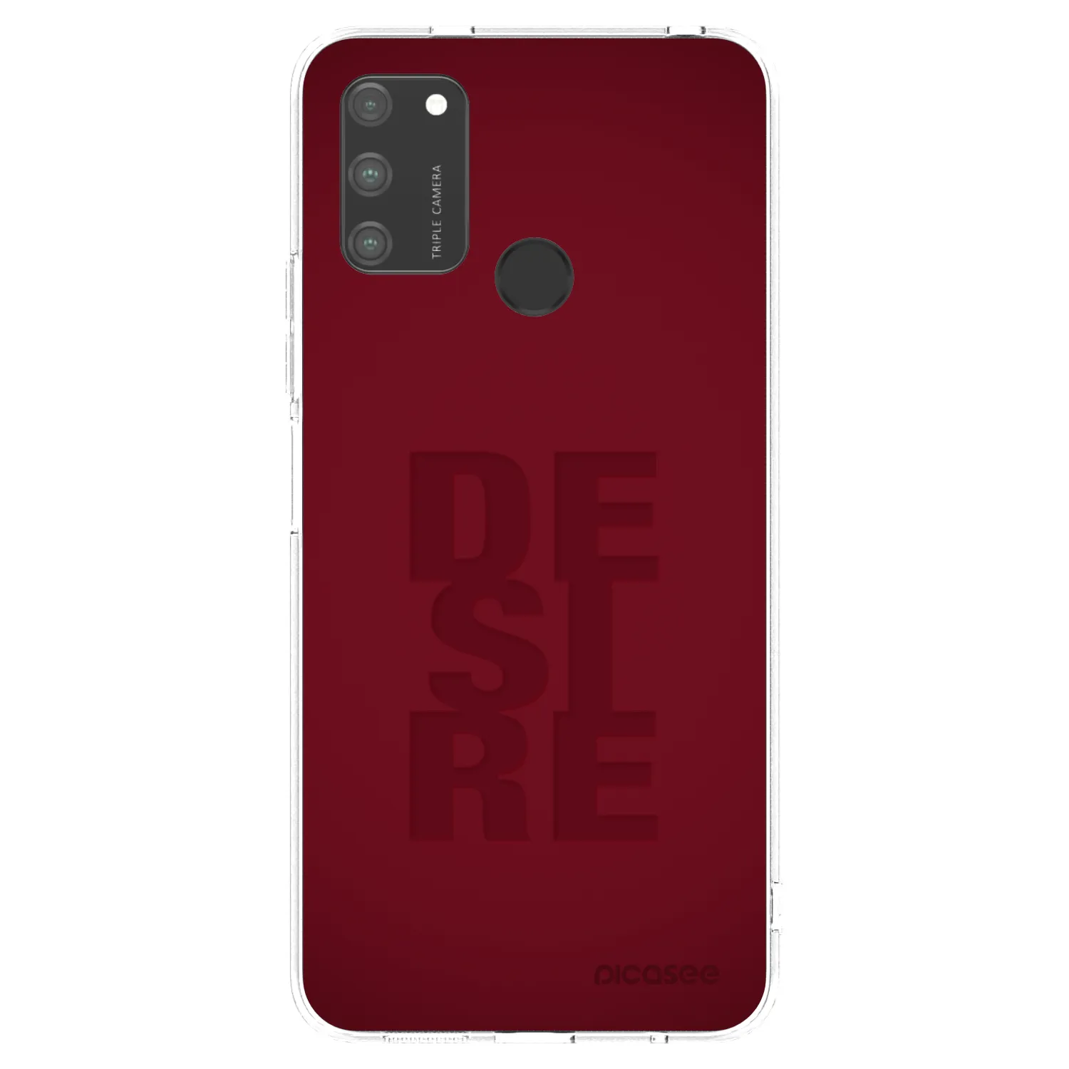 Picasee silikonowe przeźroczyste etui na Honor 9A - Desire
