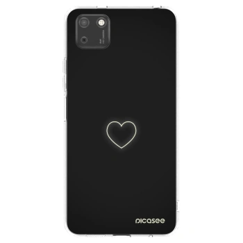 Picasee silikonowe przeźroczyste etui na Huawei Y5P - Heart