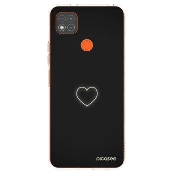 Picasee silikonowe przeźroczyste etui na Xiaomi Redmi 9C - Heart