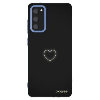 Picasee silikonowe przeźroczyste etui na Samsung Galaxy S20 FE - Heart