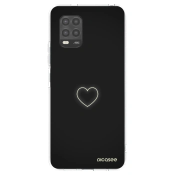 Picasee silikonowe przeźroczyste etui na Xiaomi Mi 10 Lite - Heart
