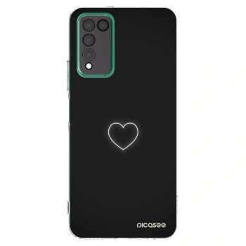 Picasee silikonowe przeźroczyste etui na Honor 10X Lite - Heart
