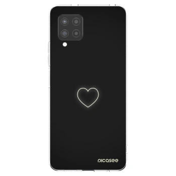 Picasee silikonowe przeźroczyste etui na Samsung Galaxy A42 A426B - Heart