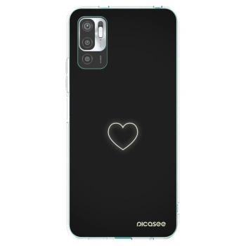 Picasee silikonowe przeźroczyste etui na Xiaomi Redmi Note 10 5G - Heart