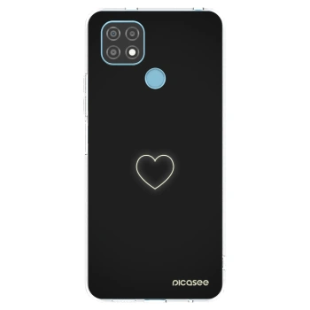 Picasee silikonowe przeźroczyste etui na Realme C21 - Heart