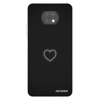 Picasee silikonowe przeźroczyste etui na Xiaomi Redmi Note 9T - Heart