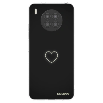 Picasee silikonowe przeźroczyste etui na Huawei Nova 8i - Heart