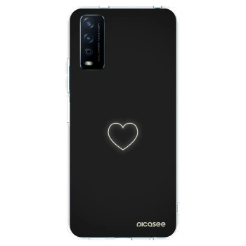 Picasee silikonowe przeźroczyste etui na Vivo Y11s - Heart