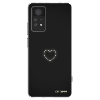Picasee silikonowe przeźroczyste etui na Xiaomi Redmi Note 11 Pro 5G - Heart