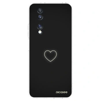 Picasee silikonowe przeźroczyste etui na Honor 70 - Heart