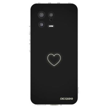 Picasee silikonowe przeźroczyste etui na Xiaomi 13 - Heart