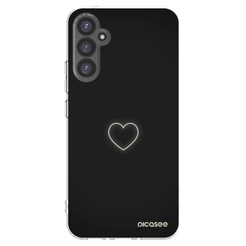 Picasee silikonowe przeźroczyste etui na Samsung Galaxy A34 5G A346B - Heart