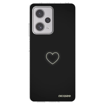 Picasee silikonowe przeźroczyste etui na Xiaomi Redmi Note 12 Pro+ 5G - Heart