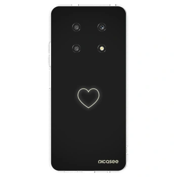 Picasee silikonowe przeźroczyste etui na Honor Magic4 Lite 5G - Heart