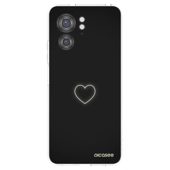 Picasee silikonowe przeźroczyste etui na Motorola Edge 40 - Heart