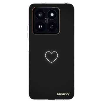Picasee silikonowe przeźroczyste etui na Xiaomi 14 Pro - Heart