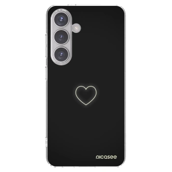 Picasee silikonowe przeźroczyste etui na Samsung Galaxy S24 S921B 5G - Heart