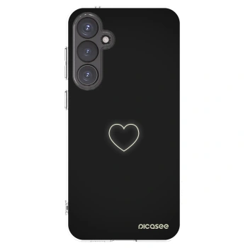 Picasee silikonowe przeźroczyste etui na Samsung Galaxy S23 FE S711B - Heart
