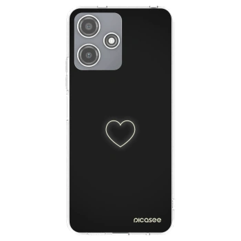 Picasee silikonowe przeźroczyste etui na Xiaomi Redmi 12 5G - Heart