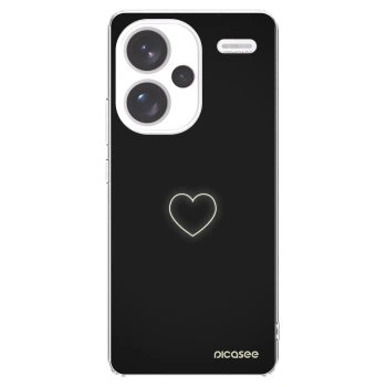 Picasee silikonowe przeźroczyste etui na Xiaomi Redmi Note 13 Pro+ 5G - Heart