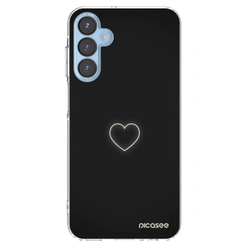 Picasee silikonowe przeźroczyste etui na Samsung Galaxy A15 A156B 5G - Heart