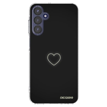 Picasee silikonowe przeźroczyste etui na Samsung Galaxy A15 A155F 4G - Heart