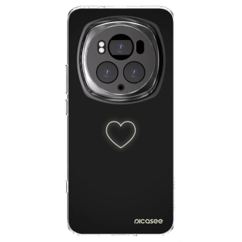 Picasee silikonowe przeźroczyste etui na Honor Magic6 Pro - Heart