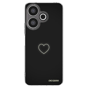 Picasee silikonowe przeźroczyste etui na Xiaomi Redmi 13 4G - Heart